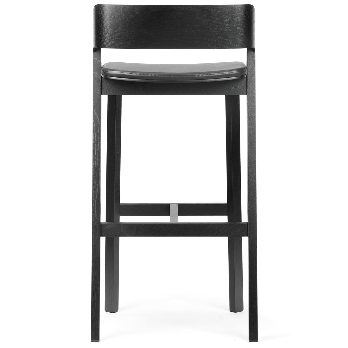 Merano Upholstered/Wood Barstool - WOO .Design