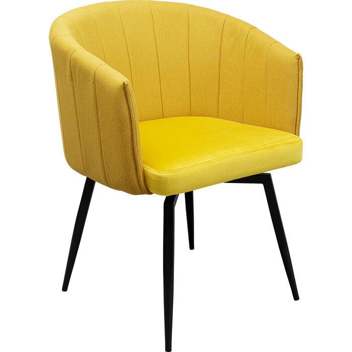 Merida Velvet Swivel Chair (2/Set) - WOO .Design