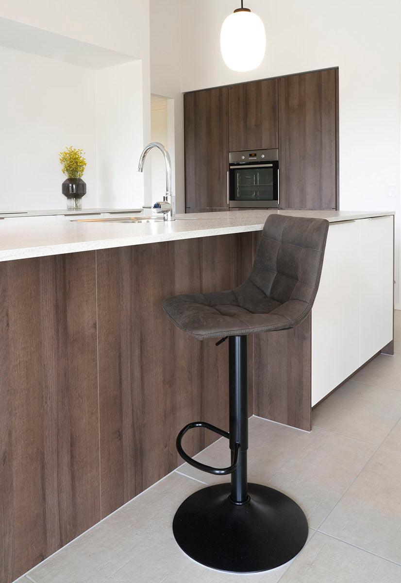 Middelfart Microfiber Bar Chair (2/Set) - WOO .Design