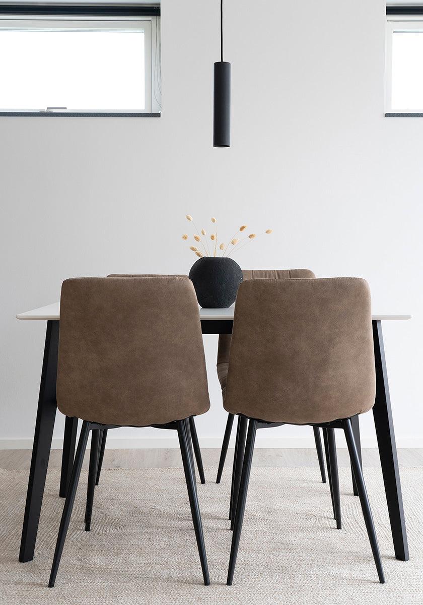 Middelfart Microfiber Dining Chair (2/Set) - WOO .Design