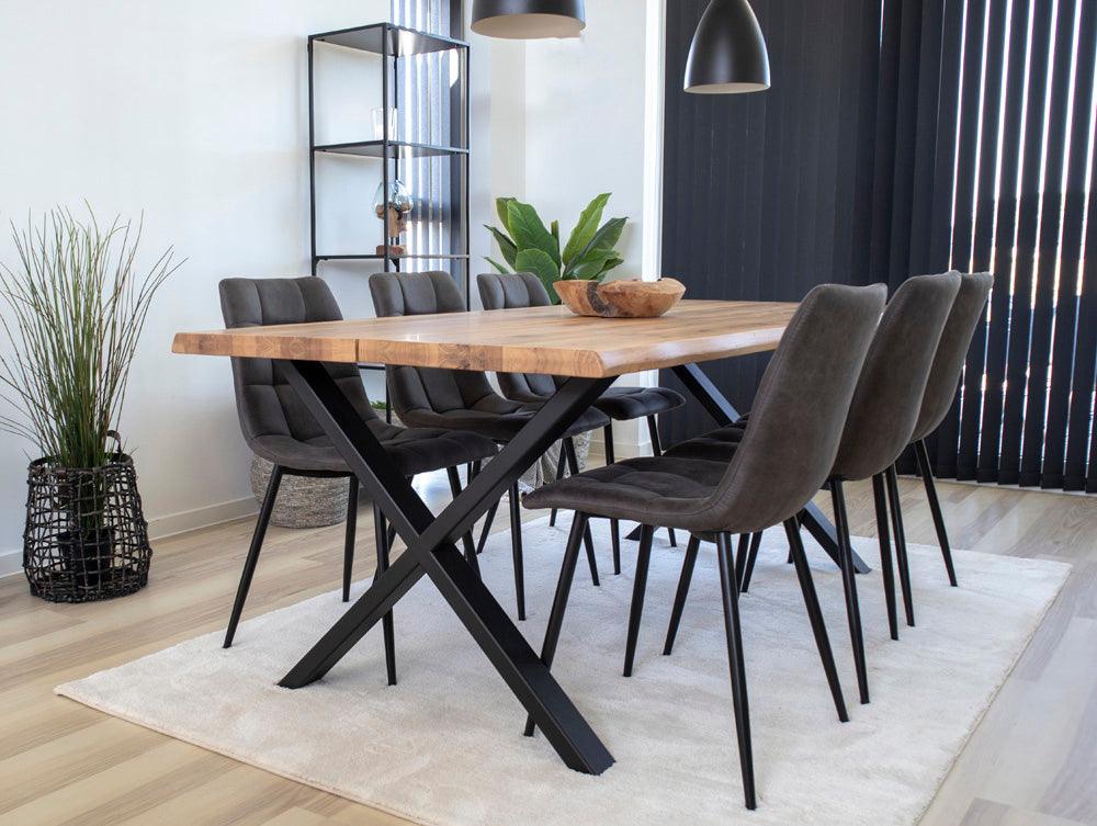 Middelfart Microfiber Dining Chair (2/Set) - WOO .Design