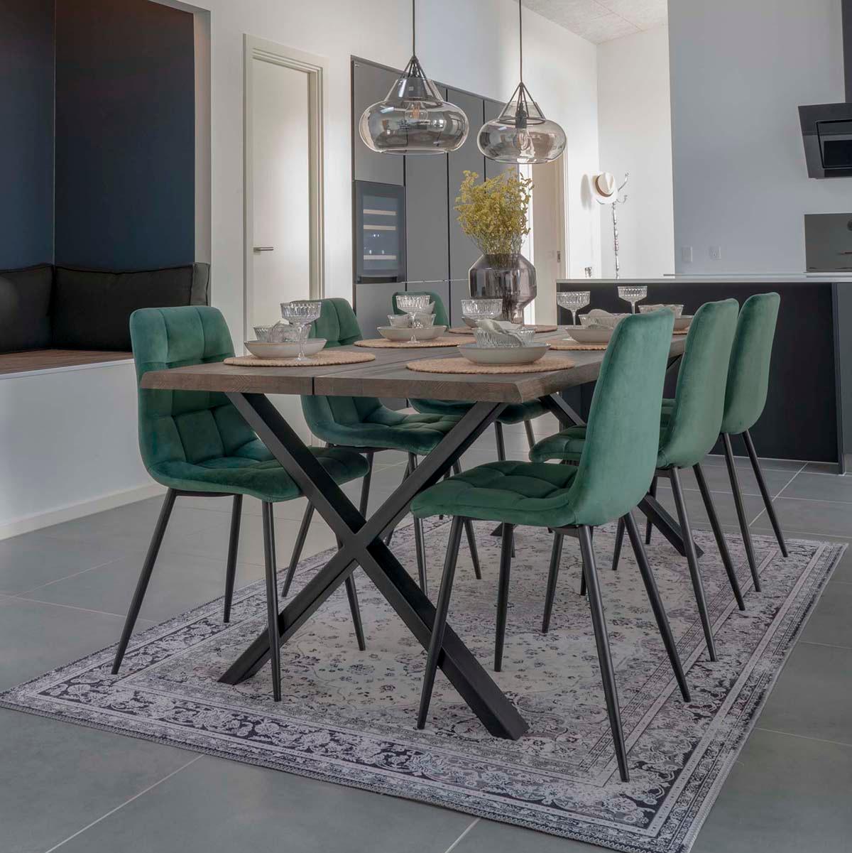 Middelfart Velvet Dining Chair (2/Set) - WOO .Design