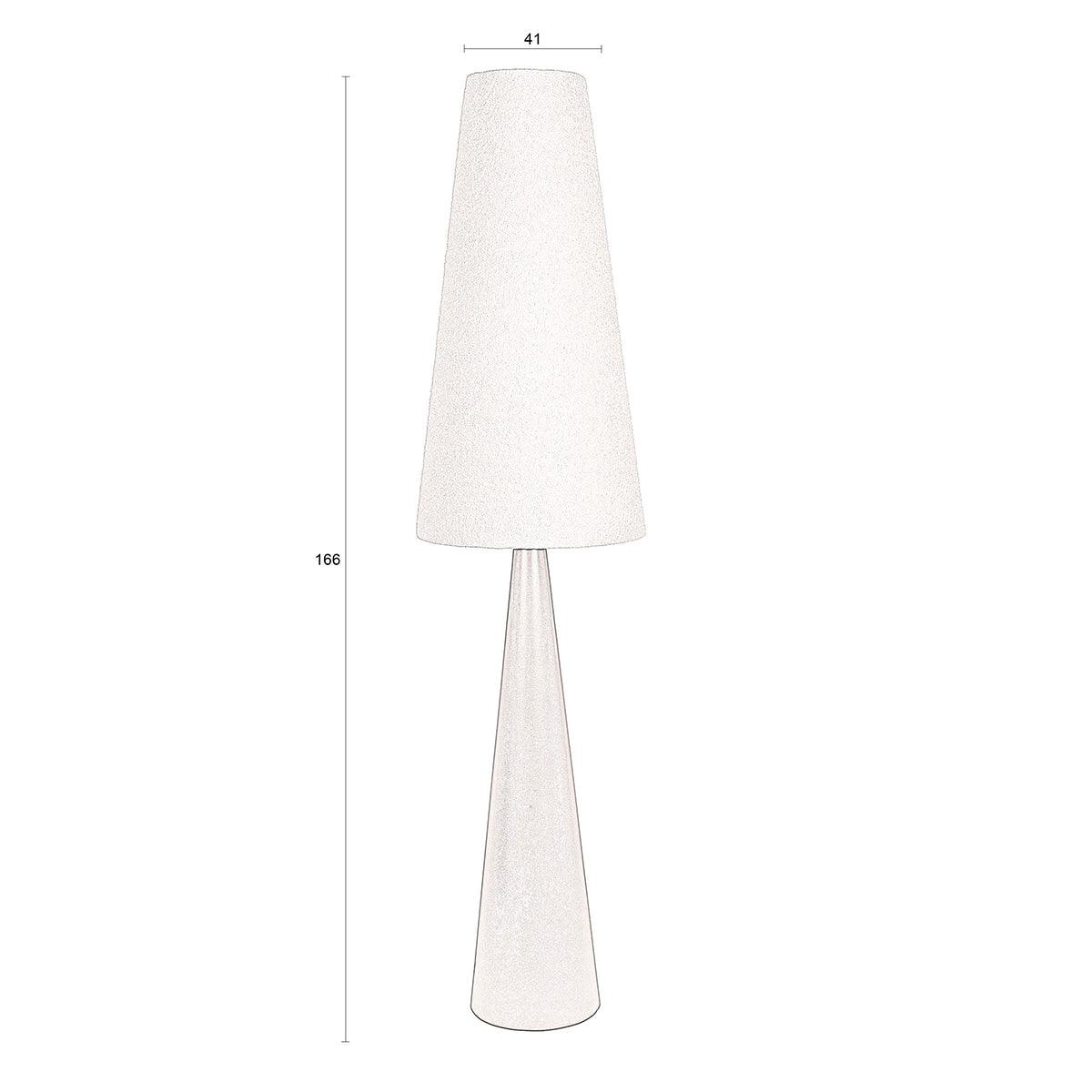 Miki Beige Bucle Floor Lamp - WOO .Design