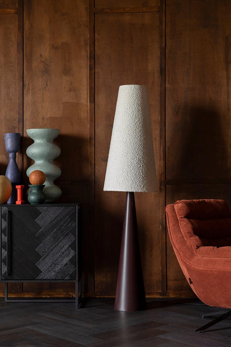 Miki Beige Bucle Floor Lamp - WOO .Design