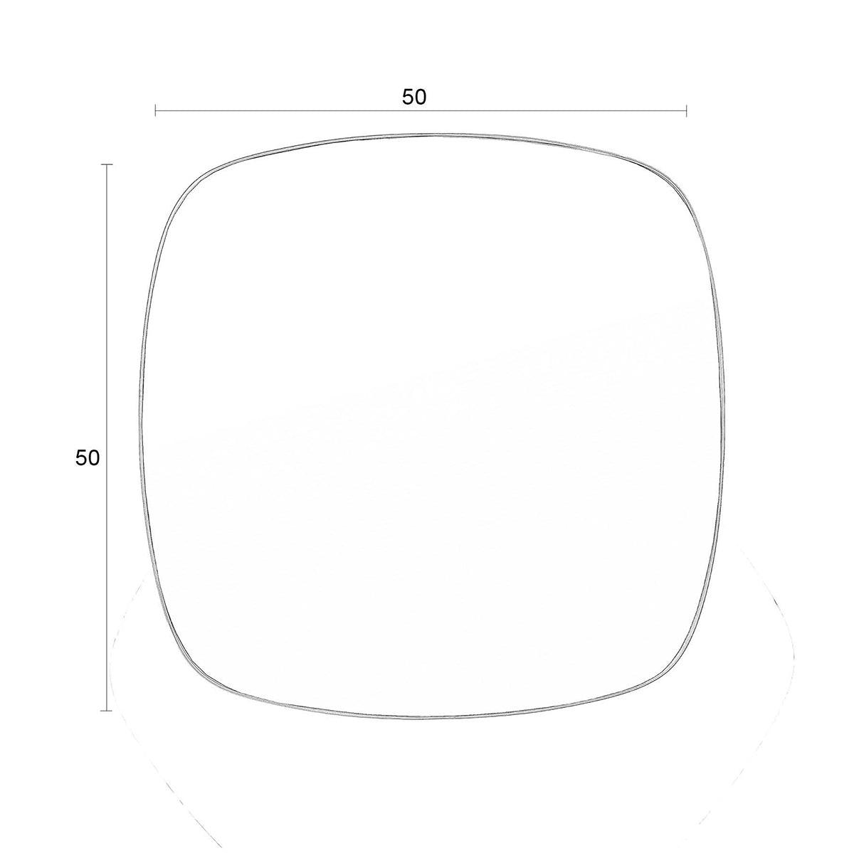 Mila Black Metal Mirror - WOO .Design
