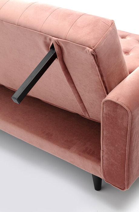 Milchbar Mauve Velvet Sofa Bed - WOO .Design