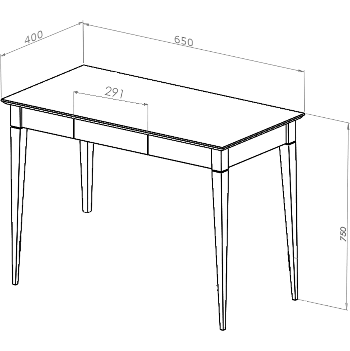 Mimo Writing Desk - WOO .Design