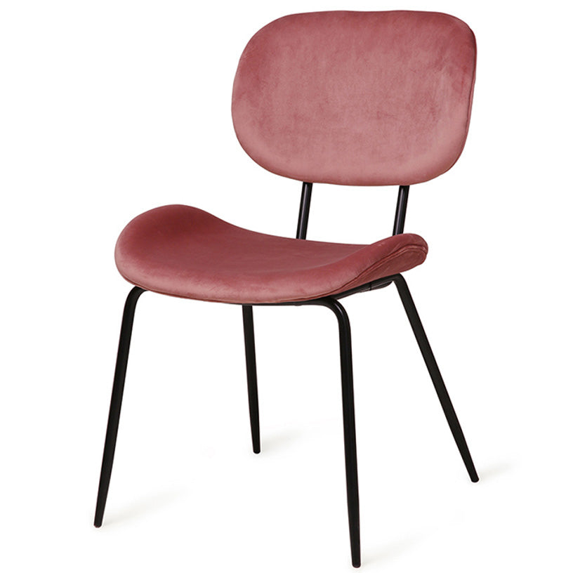 Dining Velvet Old Pink Chair (Floor Model) - WOO .Design