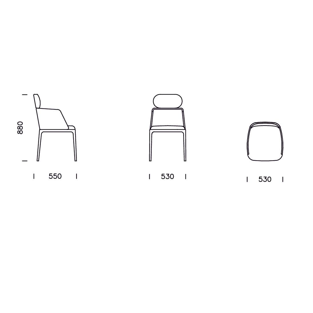 Must II Armchair (2/Set) - WOO .Design