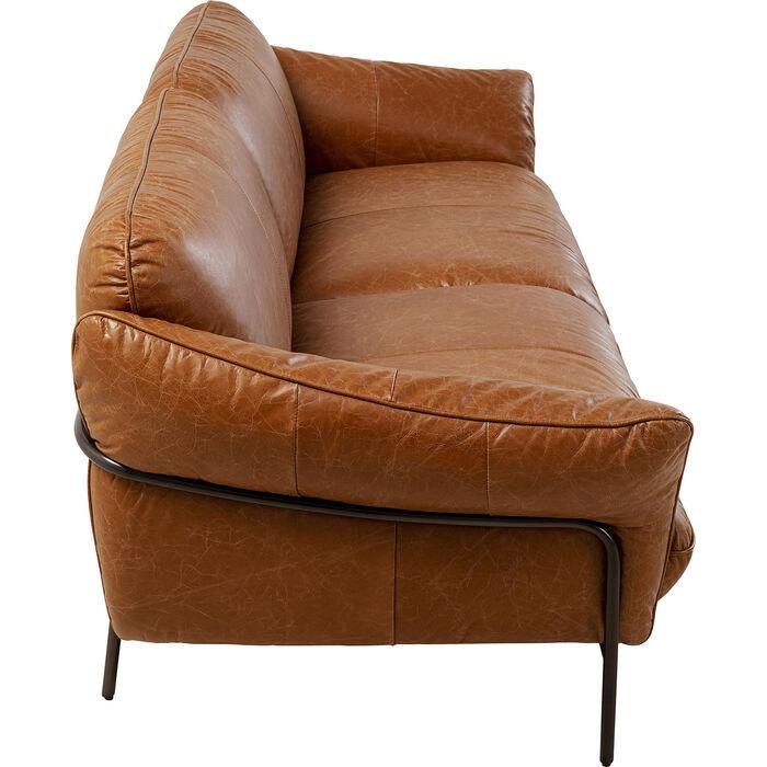 Napa Brown Leather Sofa - WOO .Design