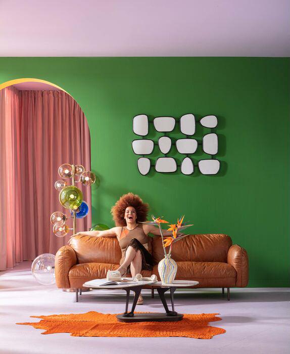 Nastro Black Wall Mirror - WOO .Design