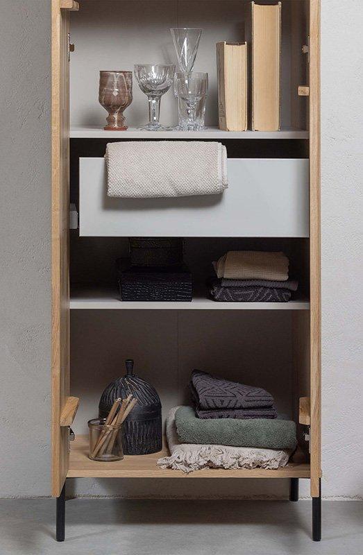 New Gravure Wooden Cabinet with Drawer - WOO .Design