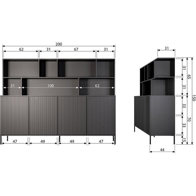 New Gravure Wooden Wall Cabinet - WOO .Design