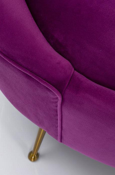 Night Fever Fuchsia Velvet 3 Seater Sofa - WOO .Design
