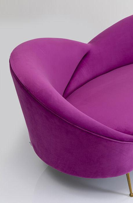 Night Fever Fuchsia Velvet 3 Seater Sofa - WOO .Design