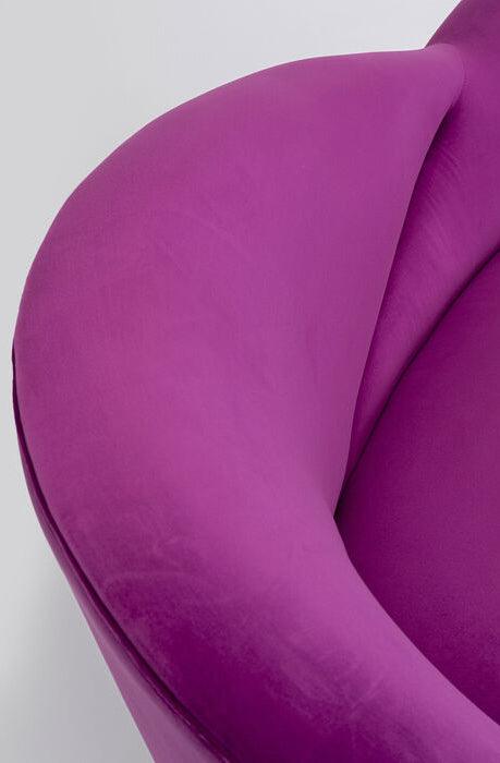 Night Fever Fuchsia Velvet 3 Seater Sofa - WOO .Design