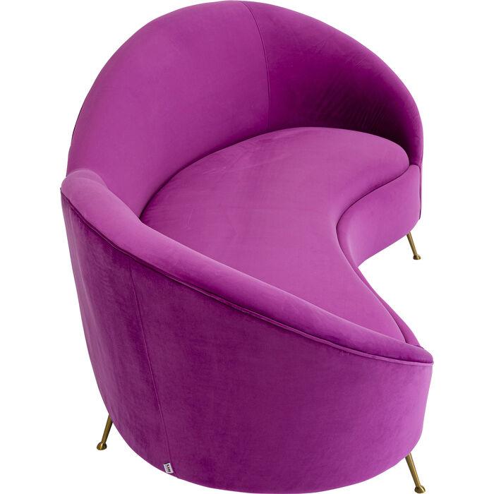 Night Fever Fuchsia Velvet 3 Seater Sofa - WOO .Design