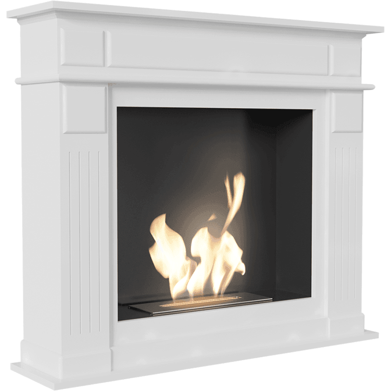 November White Bio Fireplace - WOO .Design