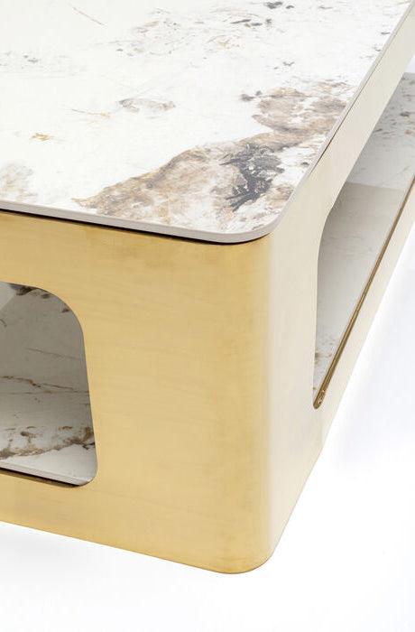 Nube Duo Gold Coffee Table - WOO .Design