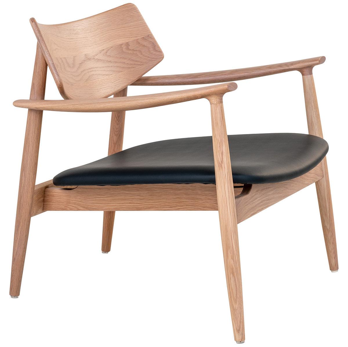 Olvera Oak Lounge Chair with Cushion - WOO .Design