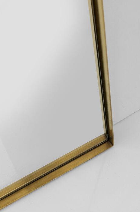 Opera Brass Rectangular Wall Mirror - WOO .Design