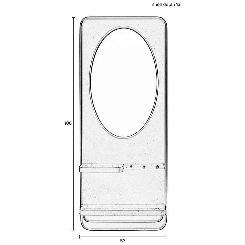 Pascal Shelf Mirror - WOO .Design