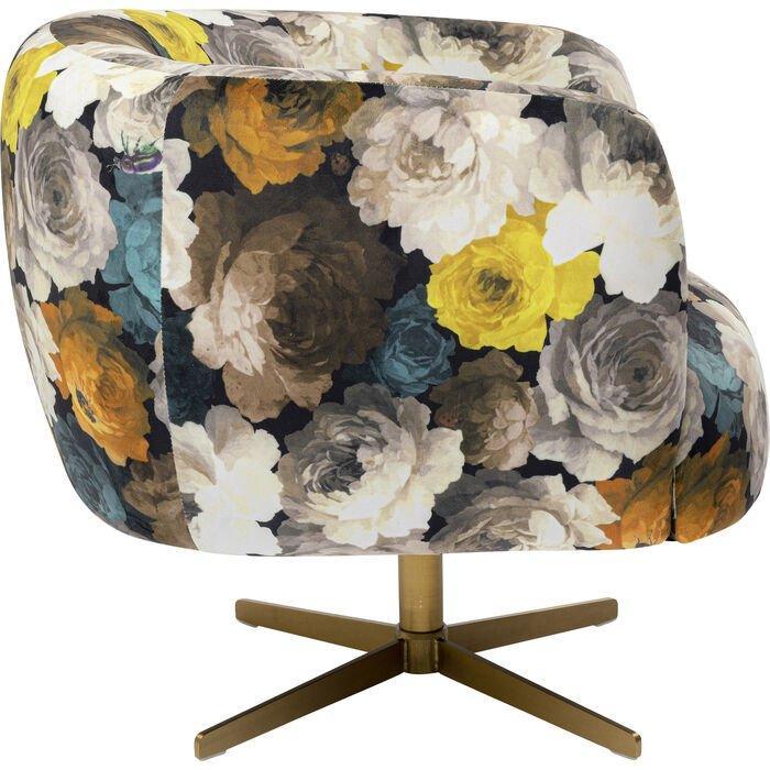 Peony Flower Swivel Armchair - WOO .Design