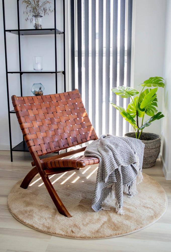 Perugia Leather Folding Chair - WOO .Design