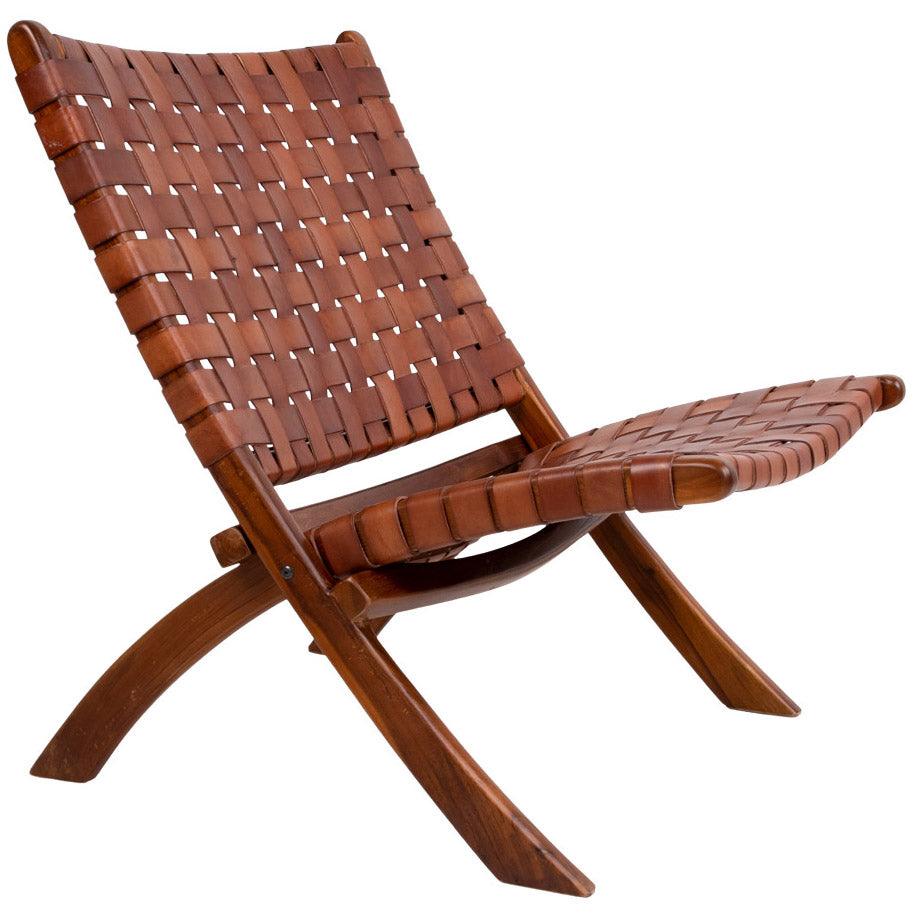 Perugia Leather Folding Chair - WOO .Design