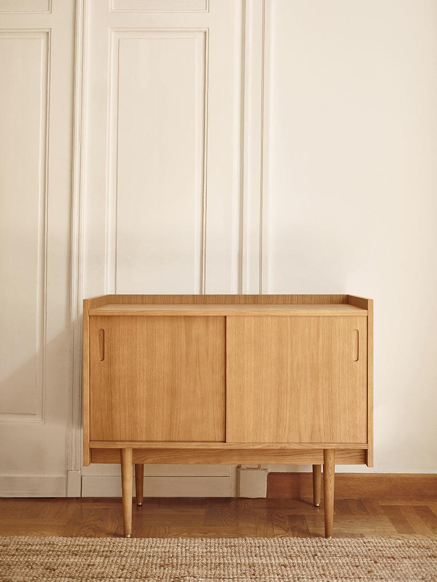 Petite 1050 Oak Wood Sideboard - WOO .Design