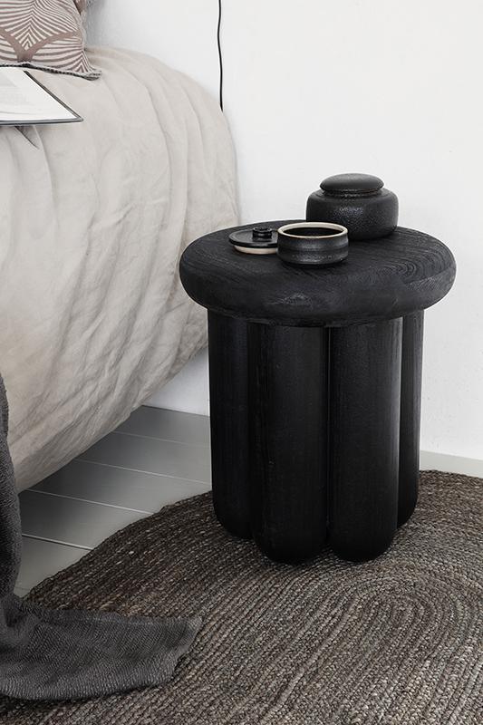 Phant Black Side Table - WOO .Design