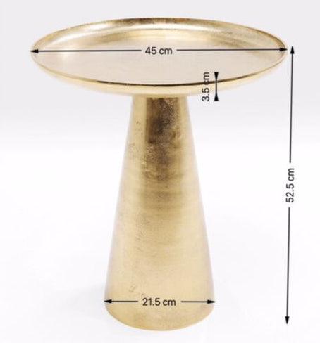 Plateau Uno Brass Side Table - WOO .Design