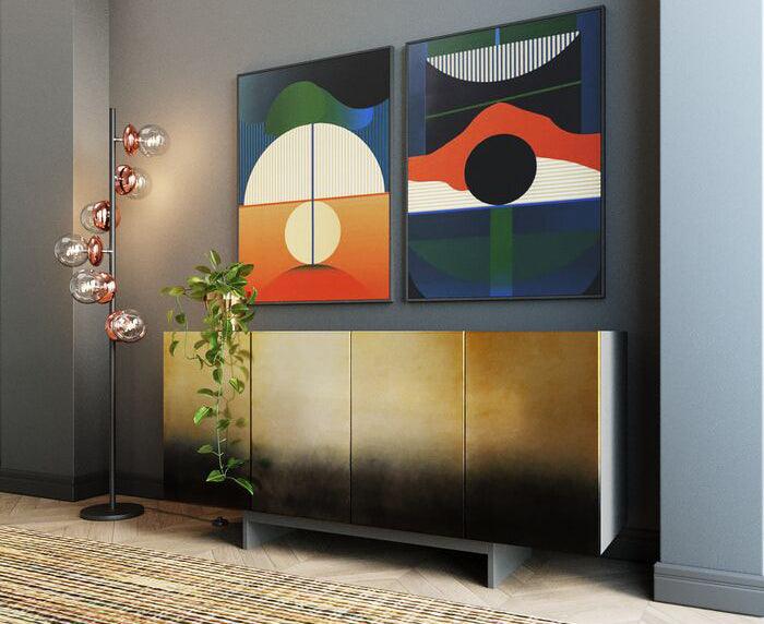 Prezioso Wood/Metal Sideboard - WOO .Design