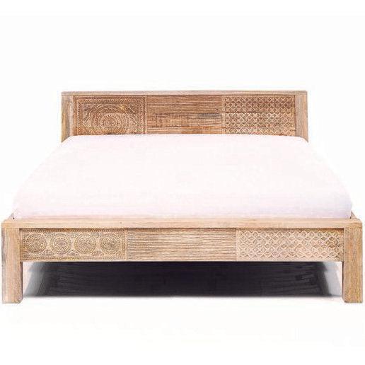 Puro High Wooden Bed - WOO .Design