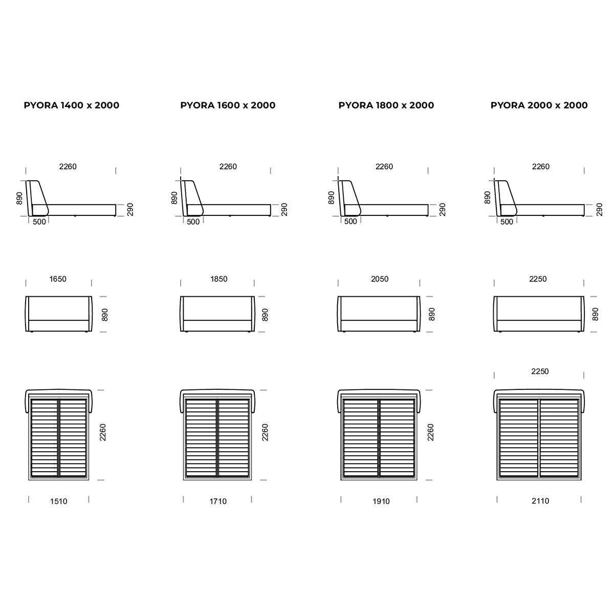 Pyora Bed - WOO .Design