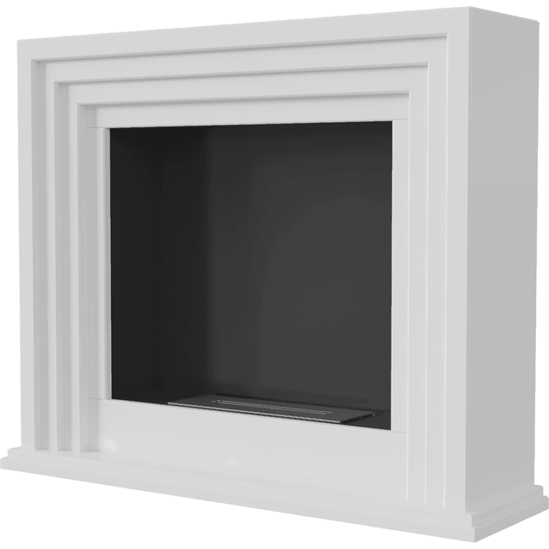 Quaerere White Bio Fireplace - WOO .Design