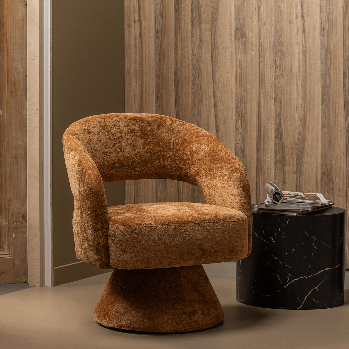 Quint Marble Look Side Table - WOO .Design