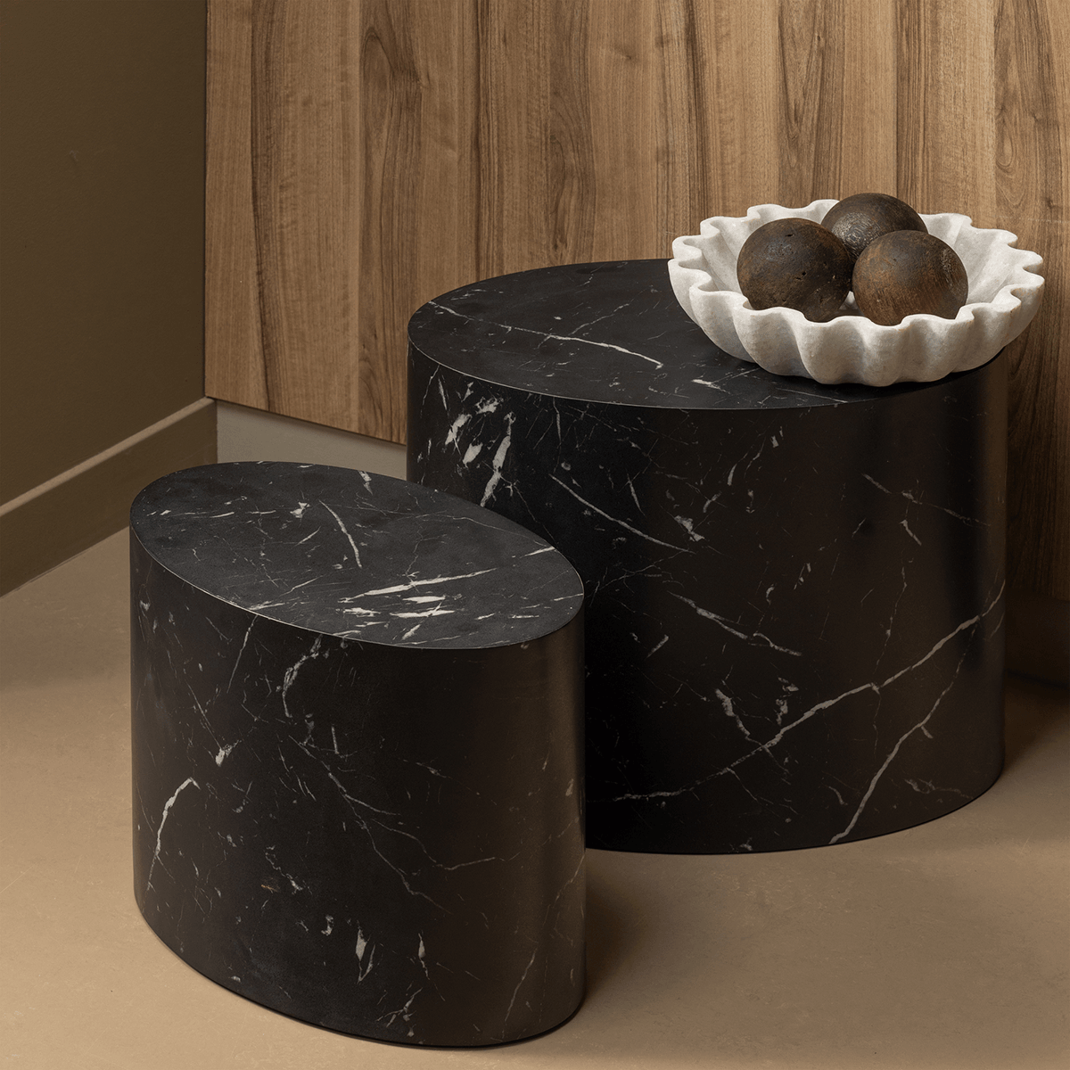 Quint Marble Look Side Table - WOO .Design