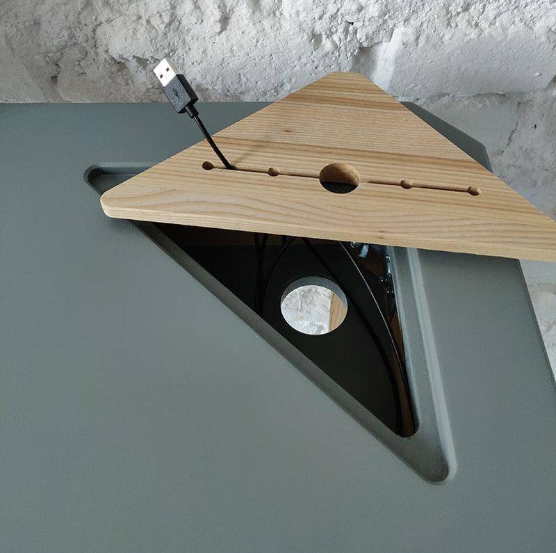 Ashme Corner Desk with Keyboard Tray