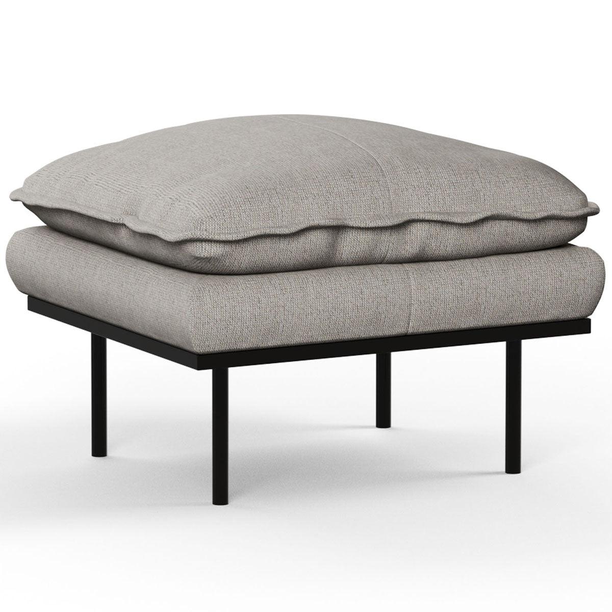 Retro Light Grey Sneak Hocker - WOO .Design