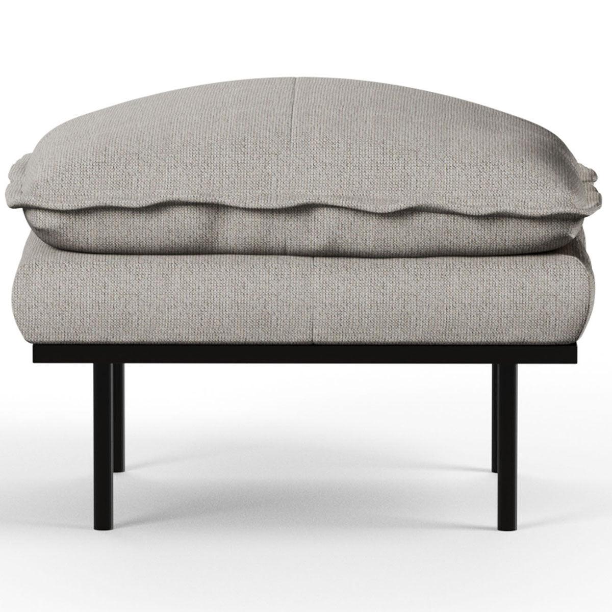 Retro Light Grey Sneak Hocker - WOO .Design