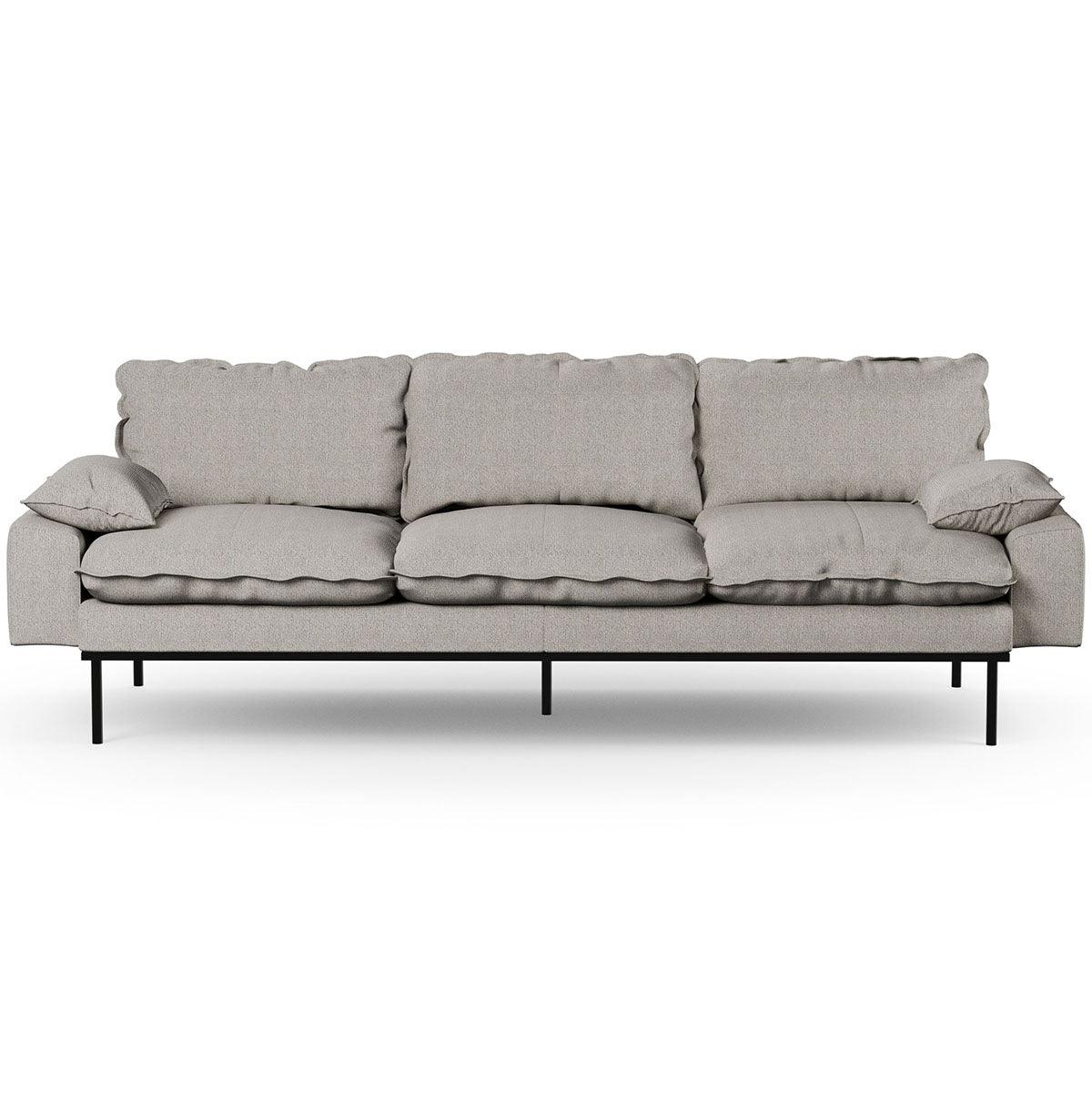 Retro Light Grey Sneak Sofa - WOO .Design