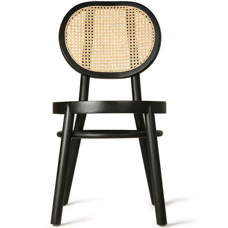 Retro Webbing Black Chair - WOO .Design