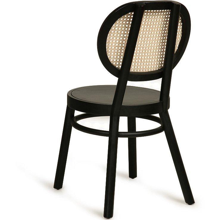 Retro Webbing Black Chair - WOO .Design