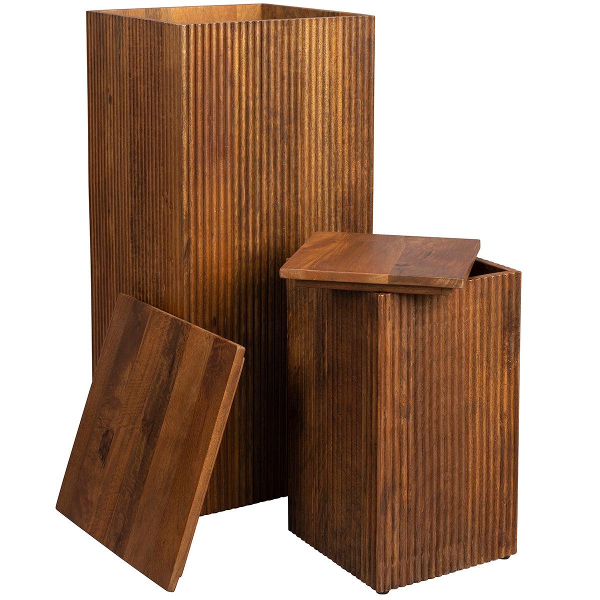 Ribble Mango Wood Plant Stand (2/Set) - WOO .Design