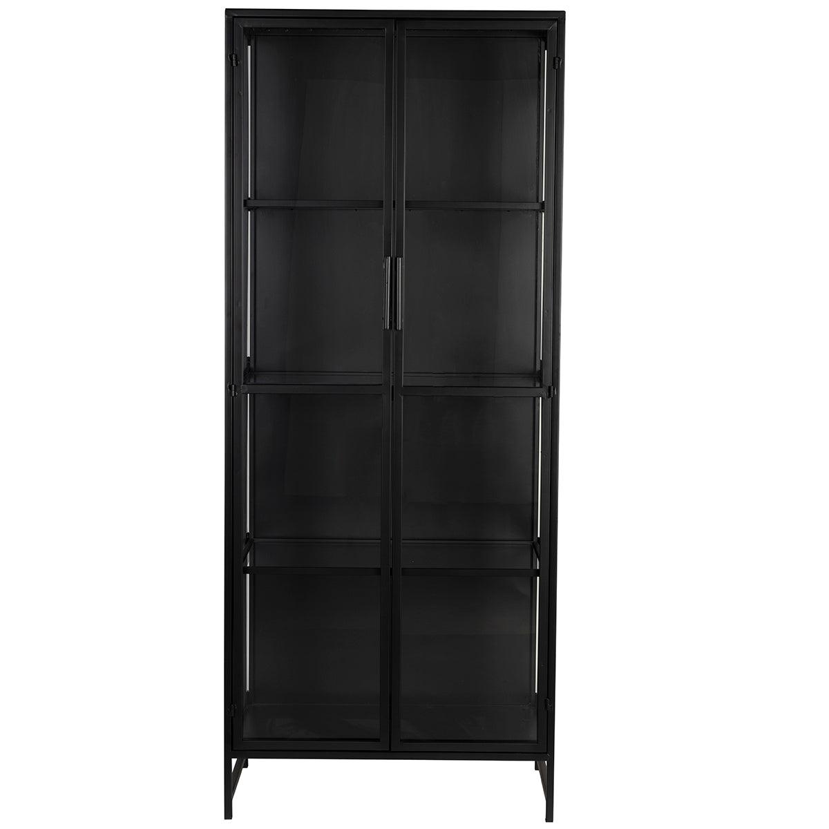 Rob Black Iron/Glass Cabinet - WOO .Design