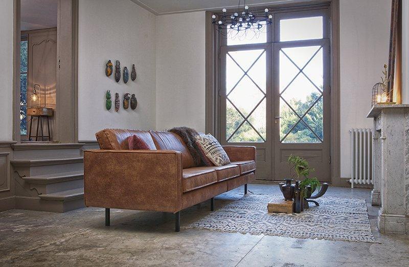 Rodeo Leather 3 Seater Sofa - WOO .Design