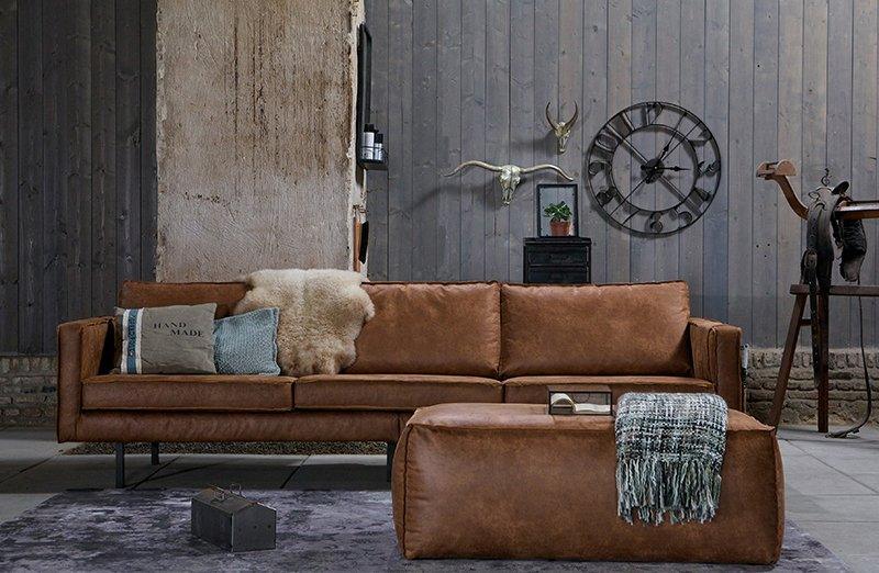 Rodeo Leather Pouf - WOO .Design