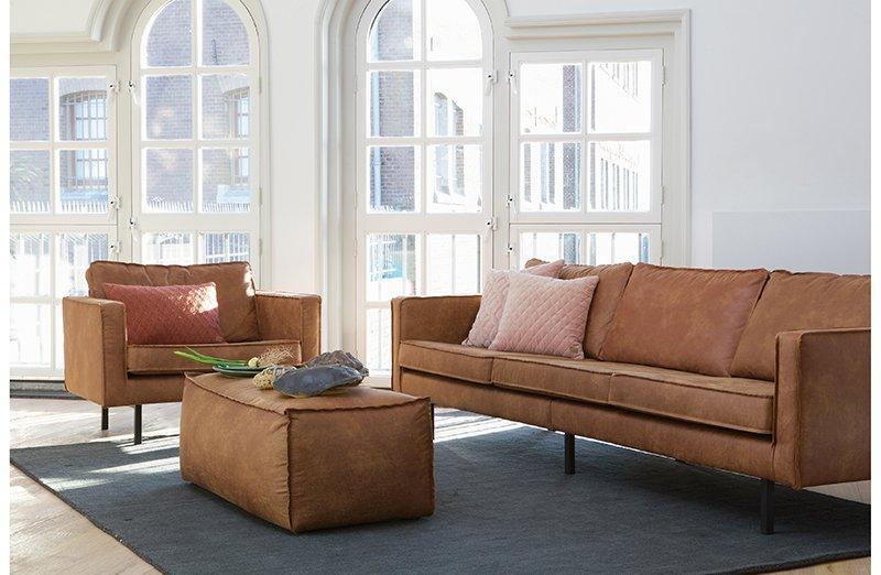 Rodeo Leather Pouf - WOO .Design