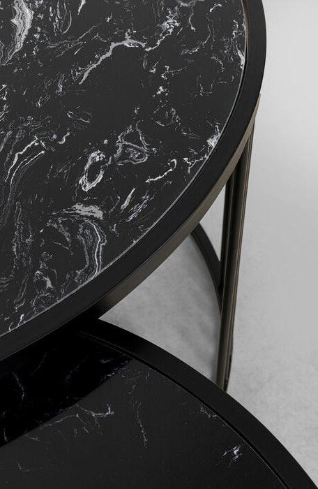 Roma Mineral Marble Coffee Table (3/Set) - WOO .Design